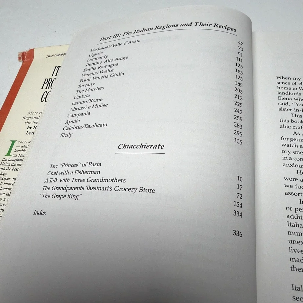 Italian Provincial Cookery More Than 300 Recipes Lazzaro Mendelsohn 1986 HC/DJ